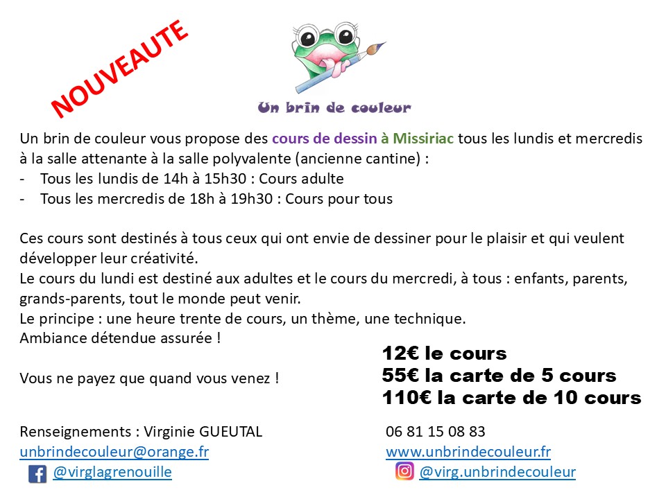 Cours de dessins